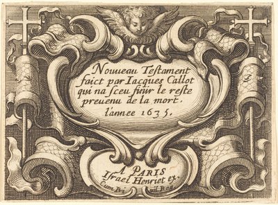 Frontispiz für Callots "Das Neue Testament" von Abraham Bosse