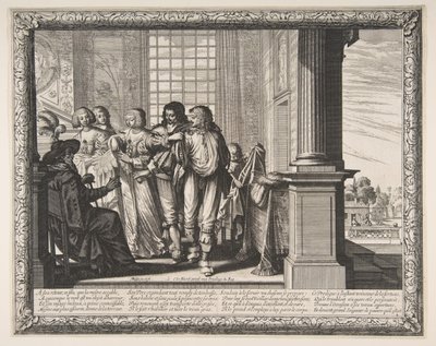 Der verlorene Sohn wechselt die Kleidung, ca. 1636 von Abraham Bosse