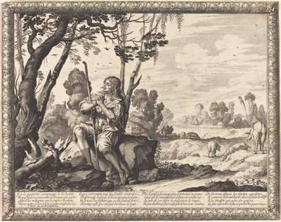 Der verlorene Sohn als Schweinehirt von Abraham Bosse