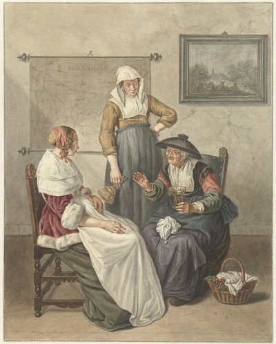 Vertrauliches Gespräch von Abraham Delfos