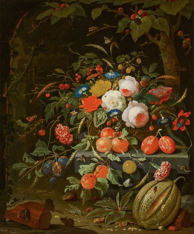 Blumen und Früchte von Abraham Mignon