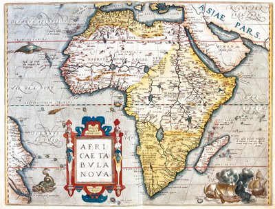 Afrika von Abraham Ortelius