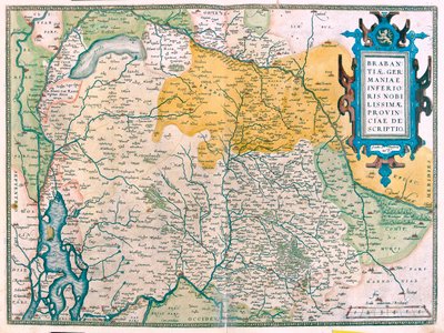 Belgien, Südholland von Abraham Ortelius