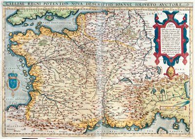Frankreich von Abraham Ortelius