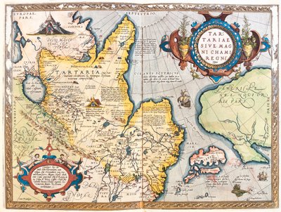 Nordost-Russland von Abraham Ortelius