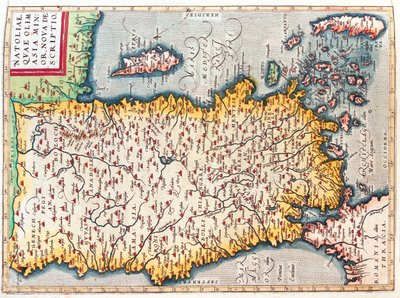 Türkei, Zypern von Abraham Ortelius