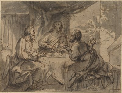 Das Abendmahl in Emmaus von Abraham van Diepenbeeck