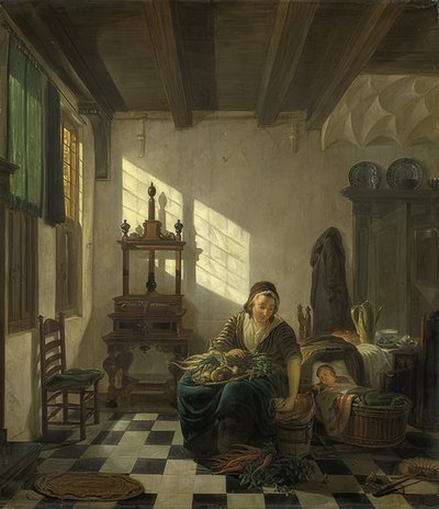 Die Hausfrau von Abraham van Strij