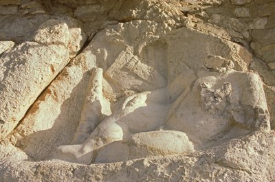 Schnitzerei von Herakles von Achaemenid