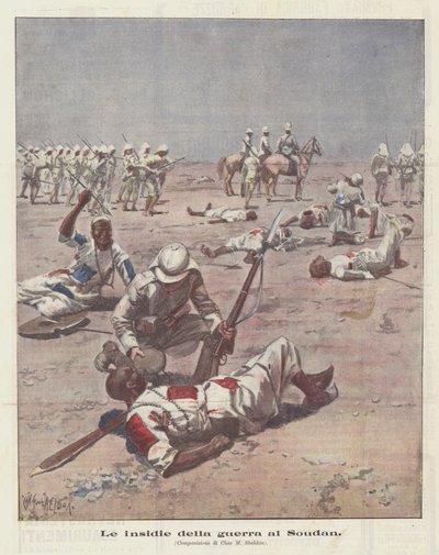 Die Gefahren des Krieges im Sudan von Achille Beltrame