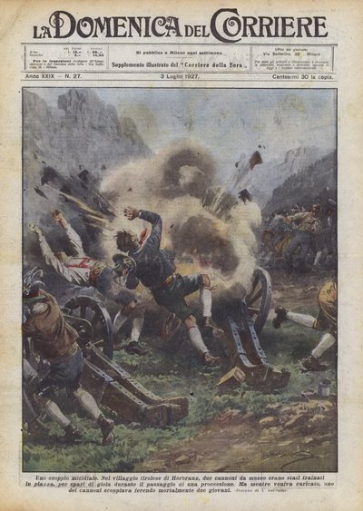 Eine tödliche Explosion von Achille Beltrame