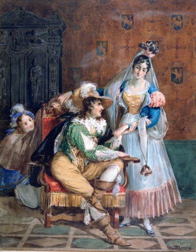 Gallent, ca. 1820-1857 von Achille Devéria