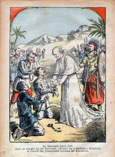 Papst Leo XIII. (Vincenzo Giocchino Pecci) von Achille Lemot