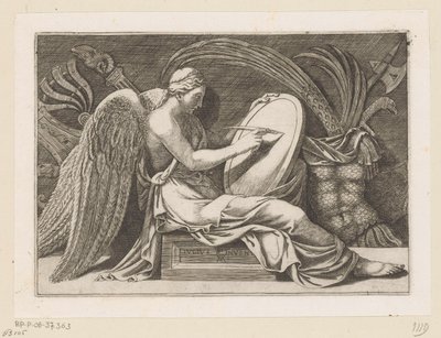 Personifikation des Sieges von Adamo Scultori
