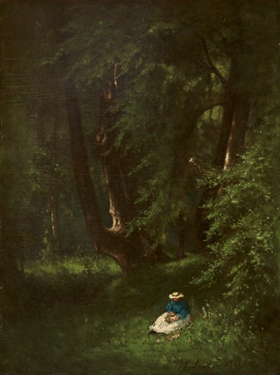 Im Wald von Adlophe Lalauze