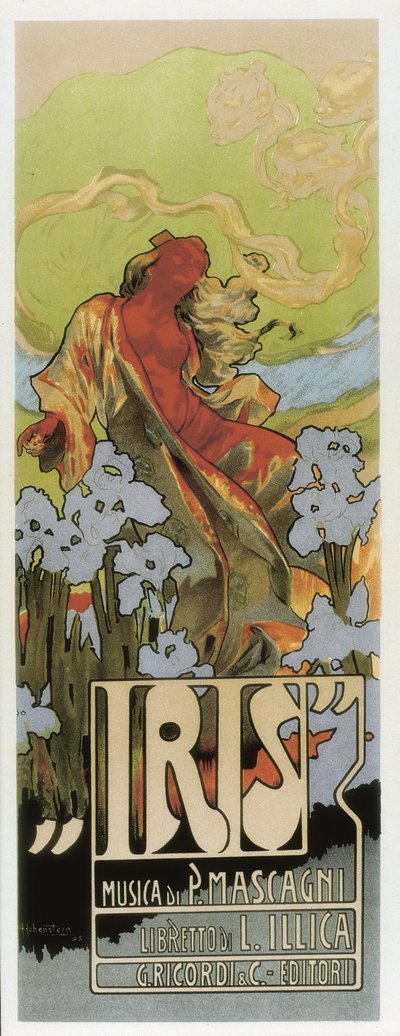Oper "Iris" von Pietro Mascagni von Adolfo Hohenstein
