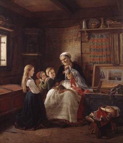 Großmutters Hochzeitskrone von Adolph Tidemand