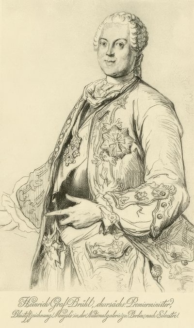 Heinrich von Brühl von Adolph Menzel