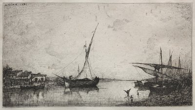 Kanal bei Martiques von Adolphe Appian