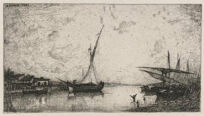 Kanal bei Martigues von Adolphe Appian