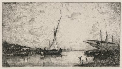 Kanal bei Martigues, 1872 von Adolphe Appian