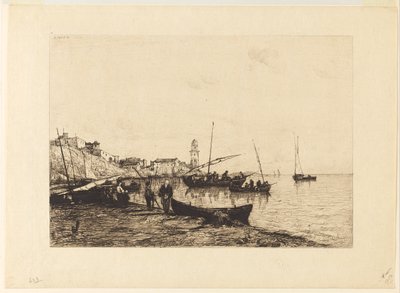 Der Hafen von San Remo von Adolphe Appian