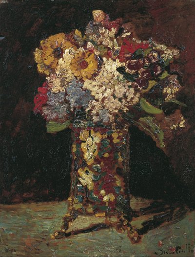 Blumenstillleben von Adolphe Joseph Thomas Monticelli