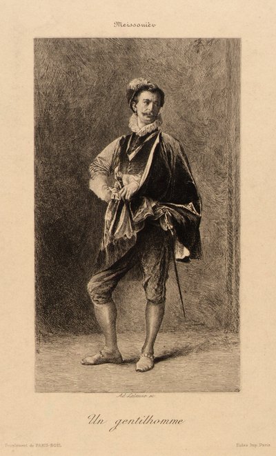 Ein Edelmann von Adolphe Lalauze