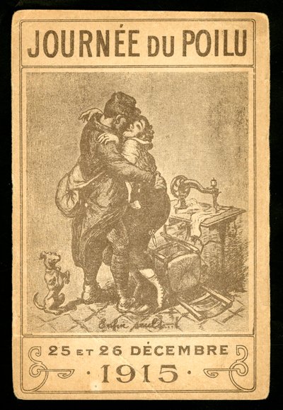 "Journee Du Poilu" von Adolphe Leon Willette