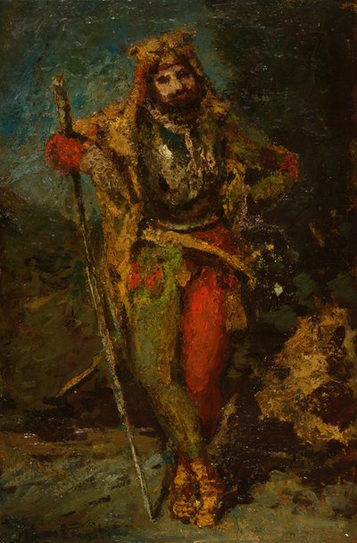 Mephisto aus der Oper Faust von Adolphe Monticelli