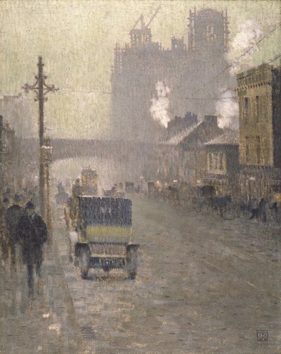 Oxford Road, Manchester von Adolphe Valette