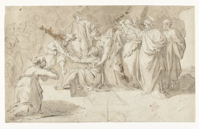 Auferweckung des Lazarus von Adriaan de Weerdt