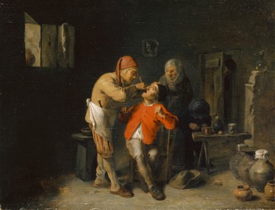 Beim Zahnarzt, 1625-38 von Adriaen Brouwer
