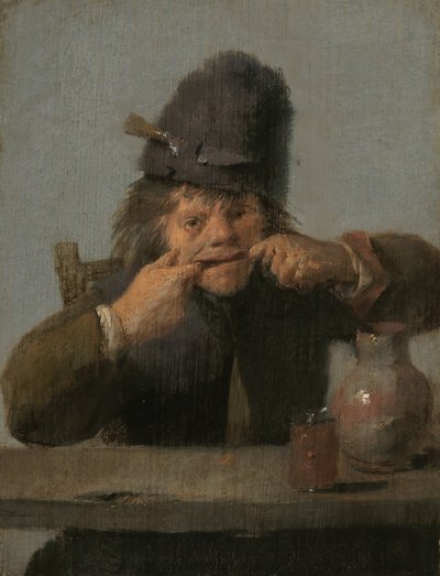 Jugendlicher, der eine Grimasse macht, ca. 1632-1635 von Adriaen Brouwer