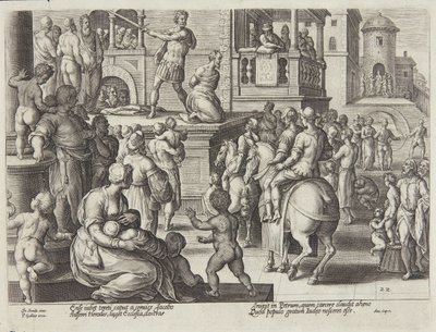 Die Enthauptung des Heiligen Jakobus von Adriaen Collaert
