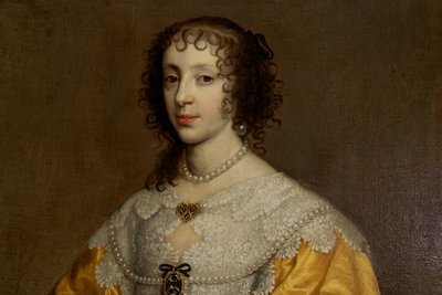 Henrietta Maria, Königin von Karl I. (1609-1680) von Adriaen Hanneman