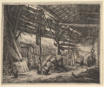 Die Scheune von Adriaen Jansz. van Ostade