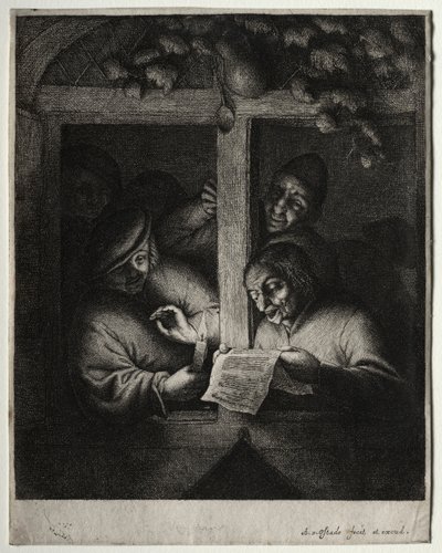 Die Weihnachtsliedersänger von Adriaen van Ostade