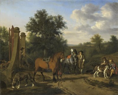 Die Jagdgesellschaft von Adriaen van de Velde