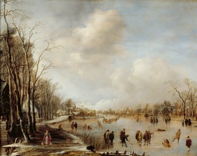 Winterlandschaft, 1645 von Aert van der Neer