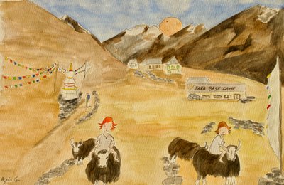 Die Reise, Langtang, 2015 von Agnes Girardon