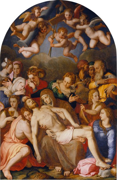 Die Kreuzabnahme Christi von Agnolo Bronzino