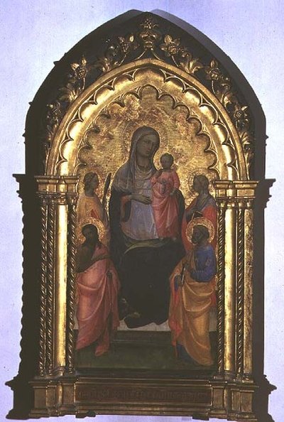 Madonna der Demut von Agnolo Gaddi