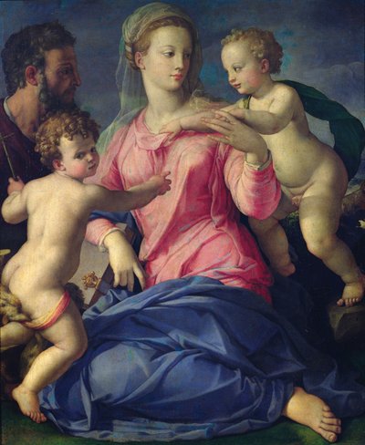 Die Heilige Familie von Agnolo Bronzino