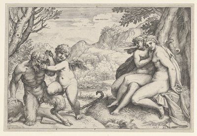 Omnia Vincit Amor von Agostino Carracci