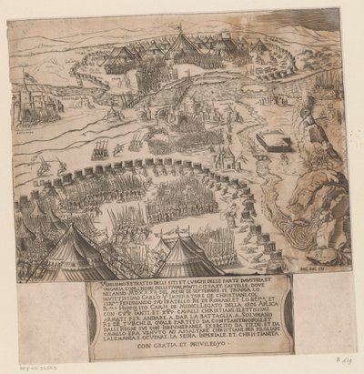 Belagerung von Wien durch die Osmanen von Agostino Veneziano