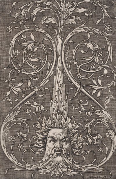 Zierpanel, ca. 1514-36 von Agostino Veneziano