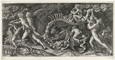 Das Karkass von Agostino Veneziano