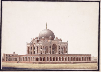 Das Grab von Humayun, ca. 1820 von Agra School
