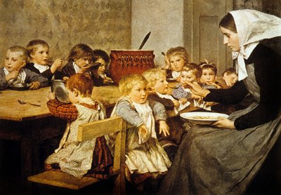 Die Krippe in der Schweiz von Albert Anker